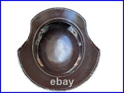 WWII German M38 Air Defense Luftschutz Gladiator original Helmet