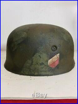 WWII German M38 Fallschirmjager Sturm Regiment Paratrooper Helmet
