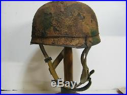 WWII German M38 Fallschirmjager Textured camo Paratrooper Helmet