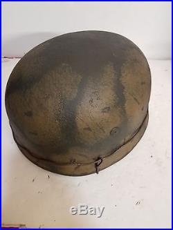 WWII German M38 Fallschirmjager Turtle Shell camo Paratrooper Helmet