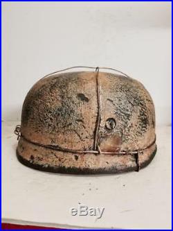 WWII German M38 Fallschirmjager Winter 3 Wire Paratrooper Helmet