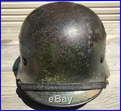WWII German M40 Camo Helmet-Vet Bring Back