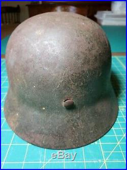 WWII German M40 Heer ET62 Combat Helmet