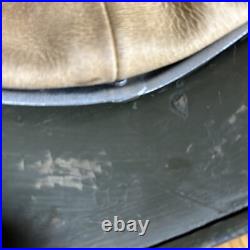 WWII German M40 Helmet NS 66 6076 With Inspection Stamp New Liner And Strap