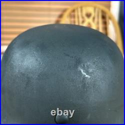 WWII German M40 Helmet NS 66 6076 With Inspection Stamp New Liner And Strap