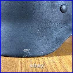 WWII German M40 Helmet NS 66 6076 With Inspection Stamp New Liner And Strap