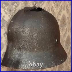 WWII German M40 Helmet Wall Light, Vintage, Trench Art Style, Custom Made, Loft