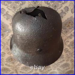 WWII German M40 Helmet Wall Light, Vintage, Trench Art Style, Custom Made, Loft