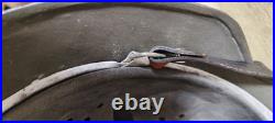 WWII German M40 Original Helmet, Restored Steel Shell, Size 66, WW2? 3