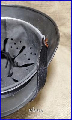 WWII German M40 Original Helmet, Restored Steel Shell, Size 66, WW2? 3