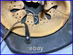 WWII German M40 Steel Helmet with Liner Chinstrap Military With German Coin