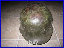 WWII German M40 steel helmet with Finnish liner size 58