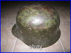 WWII German M40 steel helmet with Finnish liner size 58