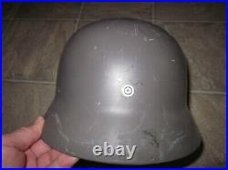 WWII German M40 steel helmet with Finnish liner size 60