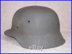WWII German M42 Helmet. Shell Size 66