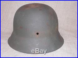 WWII German M42 Helmet. Shell Size 66