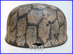 WWII German RARE M37 Fallschirmjager Winter Paratrooper Helmet