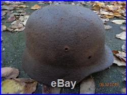 WWII German Wehrmacht helmet casque helm from Russia