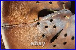 WWII German helmet liner + chin strap + rivets