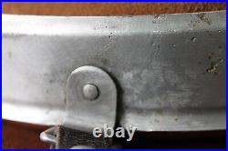 WWII German helmet liner + chin strap + rivets