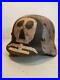 WWII-German-issued-M35-Finnish-Army-Hand-Painted-and-aged-Camo-Helmet-01-gfr