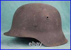 WWII German soldier uniform Helmet M42 US Army combat vet stahlhelm liner estate