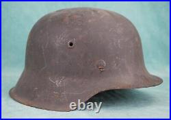 WWII German soldier uniform Helmet M42 US Army combat vet stahlhelm liner estate