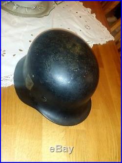 WWII M40 Waffen SS Single Decal GERMAN Helmet by Quist (DN)