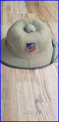 WWII Orginal German DAK Tropical Pith Helmet