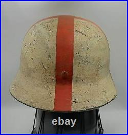 WWII Original German helmet Stahlhelm Medic