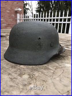 WWII WW2 German Helmet Zimmermitt Camo