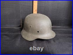 WWII WW2 German M40/55 Stahlhelm Steel Helmet