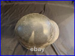 WWII WW2 German M40 Stahlhelm Helmet with Liner! Named with Production Marks