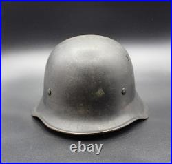 WWII WW2 German Original M34 Civil Police Fire Helmet Combat Stahlhelm