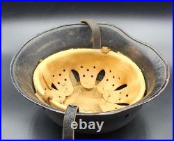 WWII WW2 German Original M34 Civil Police Fire Helmet Combat Stahlhelm