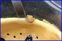 WWII WW2 German Original M34 Civil Police Fire Helmet Combat Stahlhelm