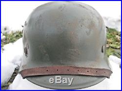 WWII WW2 German Wehrmacht Helmet M35 Battlefield Relic