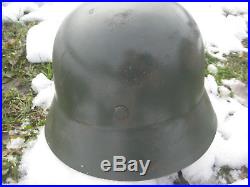 WWII WW2 German Wehrmacht Helmet M35 Battlefield Relic