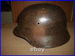 WWII WW2 German helmet M-35/66