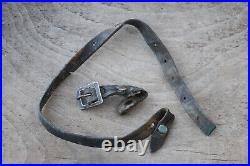 WWII WW2 Military strap Leather chin strap for German helmet