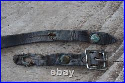 WWII WW2 Military strap Leather chin strap for German helmet