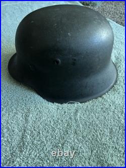 WWII WW2 Original German Helmet Military Army NS66 Stalhelm