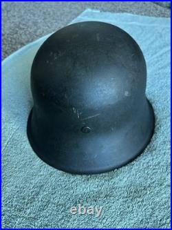 WWII WW2 Original German Helmet Military Army NS66 Stalhelm