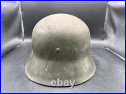 WWII WW2 Rare German Transitional Commercial Stahlhelm Helmet