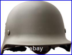 Wehrmacht WH German Army Steel Helmet Stahlhelm M35 Repro WW II Olive