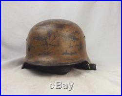 World War 2 German M1935 Desert Camo Helmet