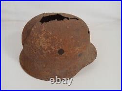 World War II German Helmet Collectible Military WW2 WWII Original Soldier Rare