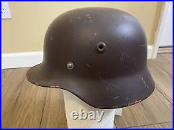 World War Two German-Produce M40 Steel Helmet/ Finnish M40/55 Size 56