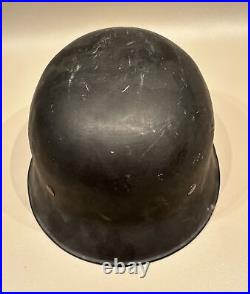 Ww-2 German M-34 CIVIC Duty Steel Helmet Unmarked Size 64 #4