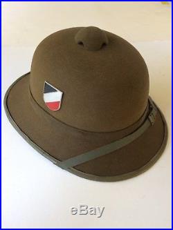 Ww2, German Afrika Korps Dak Pith Helmet, Second Type, Museum Quality, Mint-mint